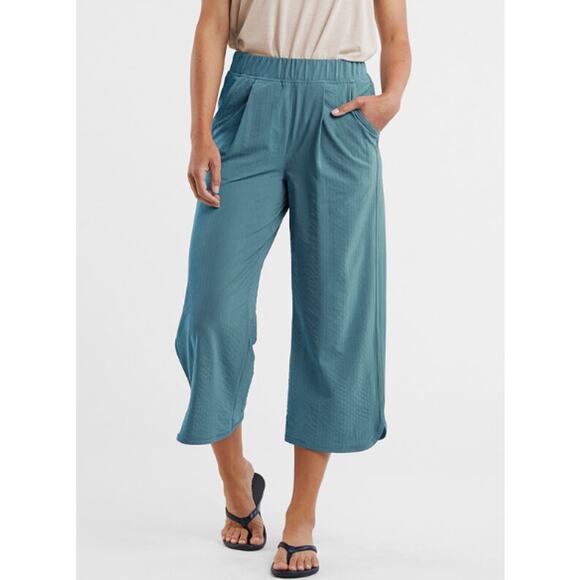 Title Nine Slaycation 2.0 Pants Textured Teal Large - Picture 1 of 14